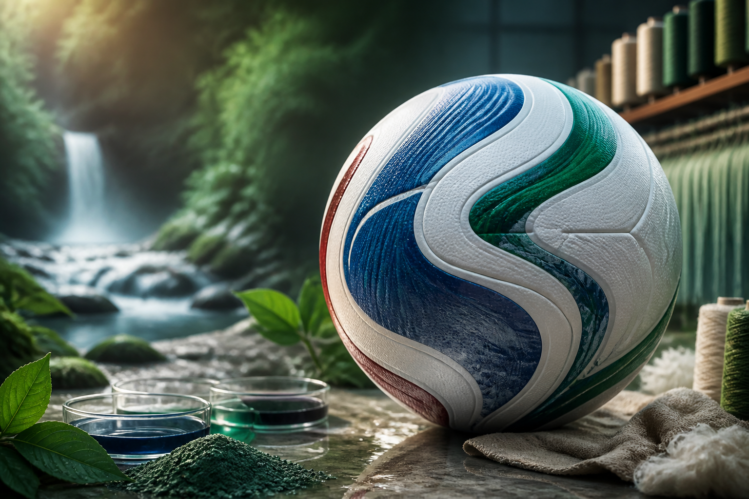 6. Water-Based Inks and Sustainable Materials (technology of Soccer Ball world c